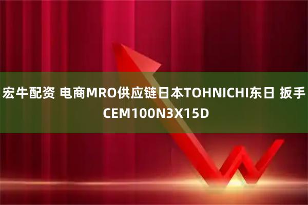 宏牛配资 电商MRO供应链日本TOHNICHI东日 扳手 CEM100N3X15D